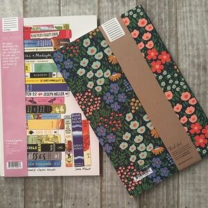 Denik - Navy Garden Medium Layflat Notebook